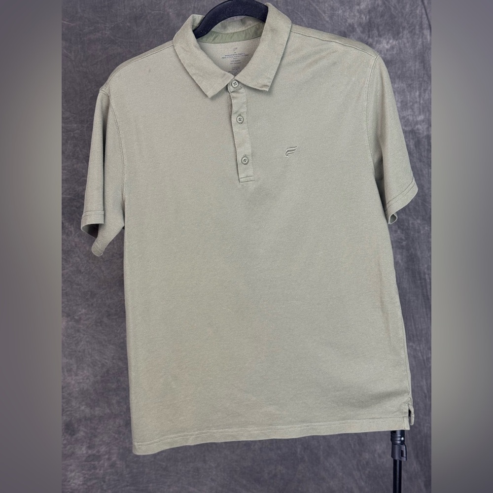 Fabletics Men’s Polo | Sage Green | Everyday Performance Stretch | Size M